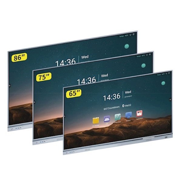 Allscreen DW65HQ982 Q Series, 65”, 4K UHD, Android 11, RAM 4GB, 32GB, Smart Board, Silver