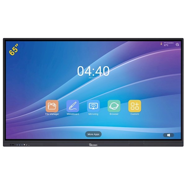 Allscreen DW65HLT982 LT Series, 65”, 4K UHD, Android 11, RAM 4GB, 32GB, Smart Board, Black